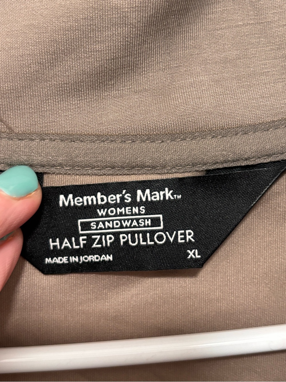 Women’s Half-Zip Pullover Sweatshirt - Gray Sz XL. NWT - Picture 8 of 10